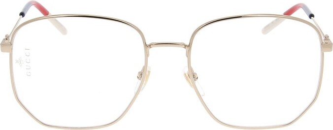 gucci hexagon frame glasses