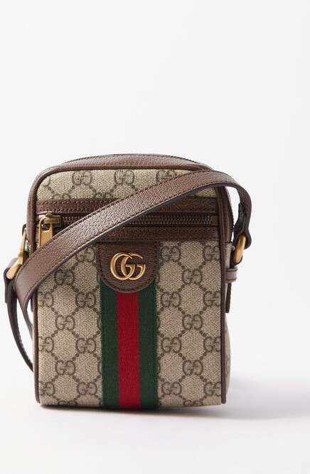 Gucci GG-logo Coated-canvas Cross-body Bag - ShopStyle
