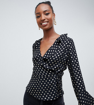 black spot blouse