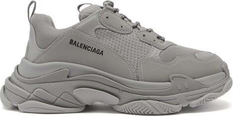 balenciaga triple s light grey