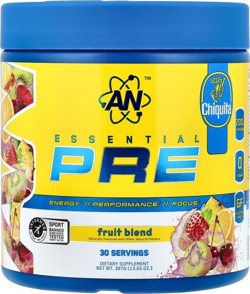AN PERFORMANCE ANSuppsEssentialPre,Chiquita®,FruitBlend,13.65oz(387g)