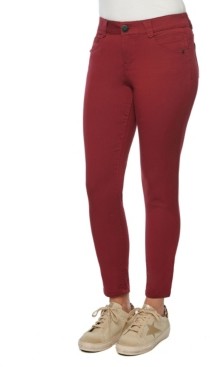 ladies wine coloured jeans