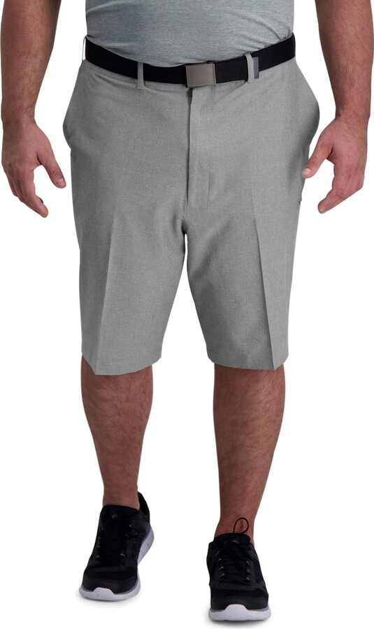 Haggar Men's Big and Tall Active Series Heather Performance Utility