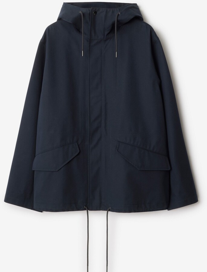 Burberry Short Bonded Gabardine Parka Size: XS