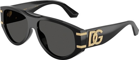 Dolce & Gabbana Dolce&GabbanaDG4499501/87WomensPilotSunglassesBlack57mm