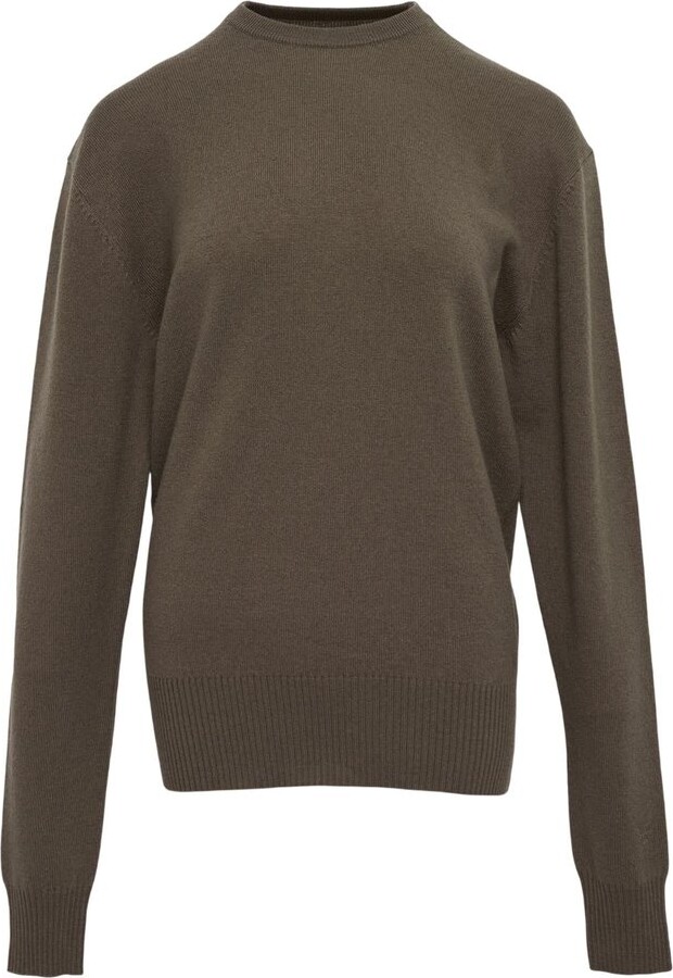 Totême Long Sleeved Crewneck Knitted Jumper