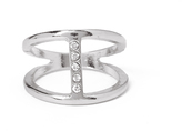 Thumbnail for your product : Forever 21 Rhinestone Geo Ring
