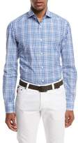 Thumbnail for your product : Isaia Check Cotton Dress Shirt, Blue/Green