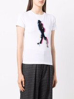 Thumbnail for your product : Emporio Armani graphic-print stretch-cotton T-shirt