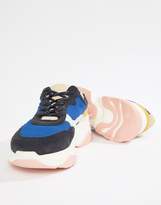 Thumbnail for your product : ASOS suede sneakers with chunky sole