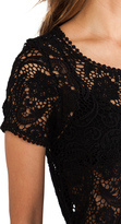 Thumbnail for your product : Bobi Crochet Lace Tee