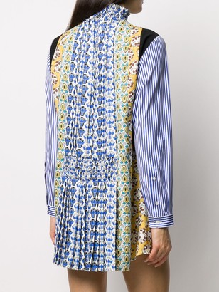 Prada Multi-Print Shirt Dress