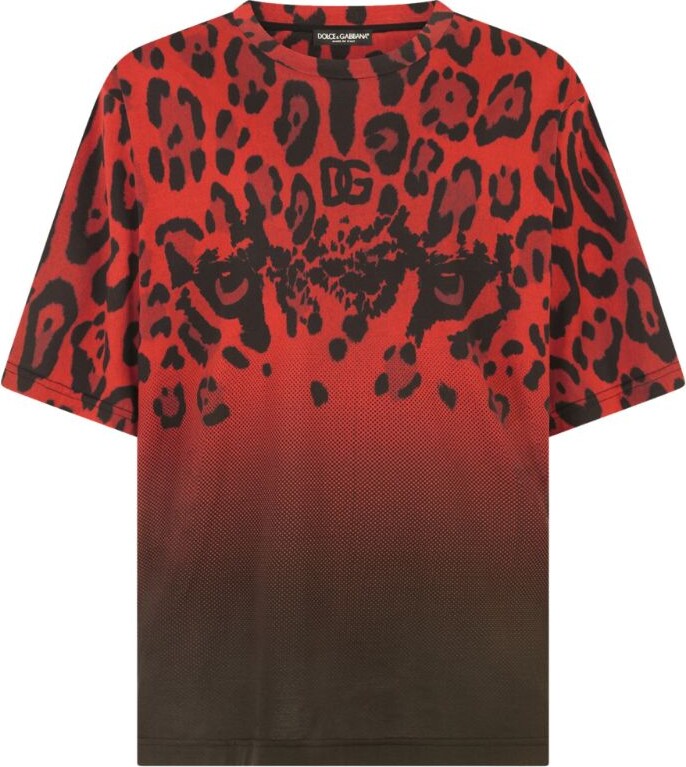 Mens Leopard Print Shirt Red | ShopStyle