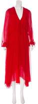 Thumbnail for your product : Prabal Gurung Silk Midi Dress w/ Tags Red Silk Midi Dress w/ Tags
