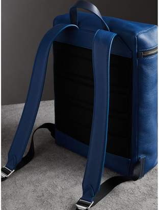 Burberry Zip-top Leather Backpack
