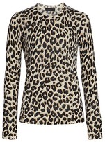 Thumbnail for your product : Saks Fifth Avenue Animal Print Cashmere Top