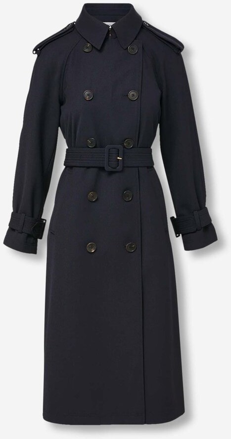 Veronica Beard Women's Angelique Belted Short Trench Coat Stone