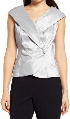 elegant black tops for evening