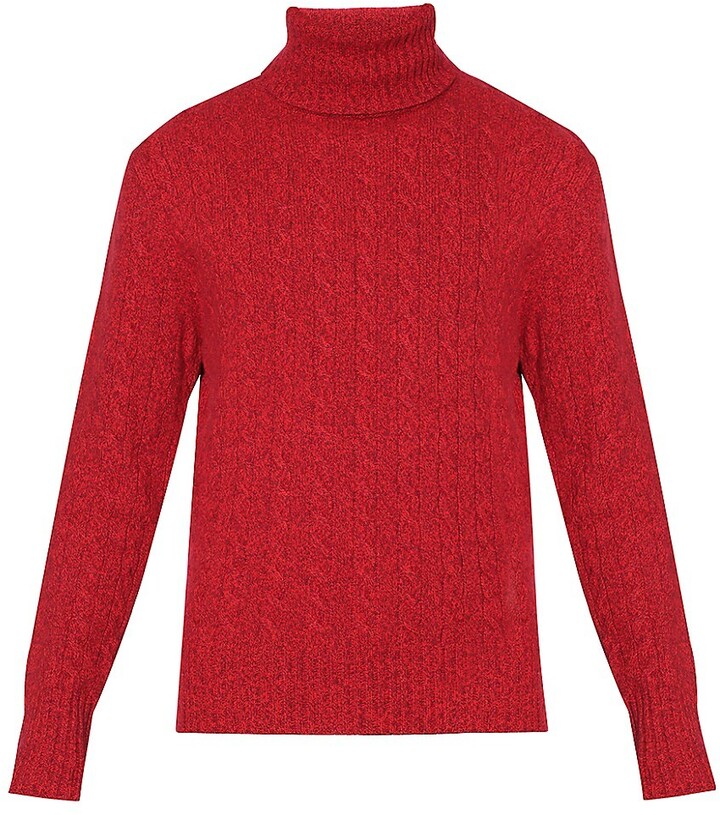 Men's Hand Knit Turtleneck Sweater | Shop the world's largest 