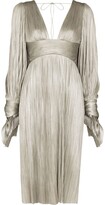 Thumbnail for your product : Maria Lucia Hohan Plissé Silk Dress