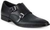Thumbnail for your product : Calvin Klein Reeve Double Monk-Strap Leather Dress Shoes