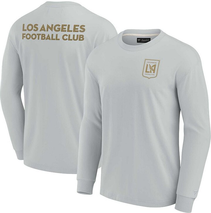 Unisex Fanatics Signature Gray LAFC Super Soft Long Sleeve T-Shirt