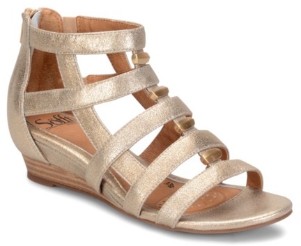 sofft metallic sandals