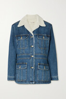 Thumbnail for your product : Nili Lotan Scarlett Faux Shearling-lined Denim Jacket