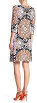 Thumbnail for your product : London Times T2516MJC Floral Damask Sheath Dress