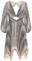 Thumbnail for your product : Zimmermann Corsage snake-printed dress