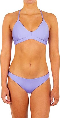 Hurley Solid Adjustable Bikini Top (Violet) Women's Swimwear