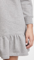 Thumbnail for your product : Derek Lam 10 Crosby Caden Sweatshirt Dress With Ruffle Hem