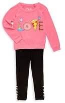 Thumbnail for your product : Chaser Little Girl's & Girl's Yummy Love Knit Pullover