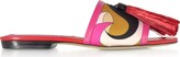 Thumbnail for your product : Emilio Pucci Printed Slide Aw/raffia Tassels