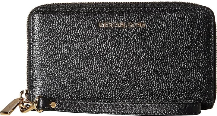 MICHAEL Michael Kors Mercer Large Flat Multifunction Phone Case (Black) Cell  Phone Case - ShopStyle Tech Accessories