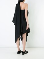 Thumbnail for your product : Yohji Yamamoto Off-Shoulder Draped Midi Dress