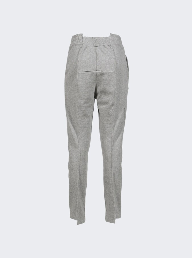 Vetements Cut-up Logo Sweatpants Grey Melange