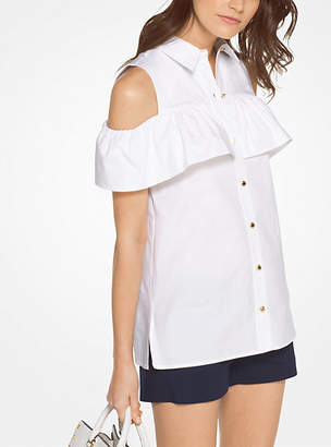 Michael Kors Peekaboo Button-Up Shirt