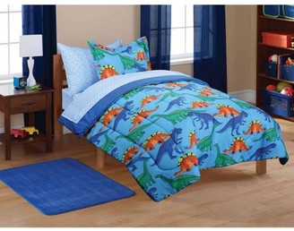Mainstays Kids Dinosaur Coordinated Bed in a Bag, 1 Each