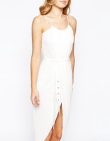 Thumbnail for your product : TFNC Pleated Wrap Front Midi Dress With Belt