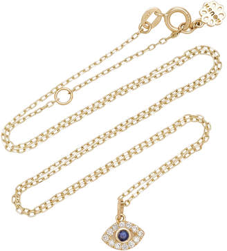 Noush Jewelry 14K Gold And Diamond Necklace