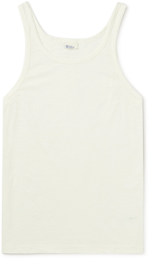 Schiesser Hanno Cotton-Blend Jersey Tank Top - ShopStyle Undershirts