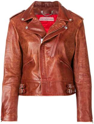 Golden Goose worn in biker jacket