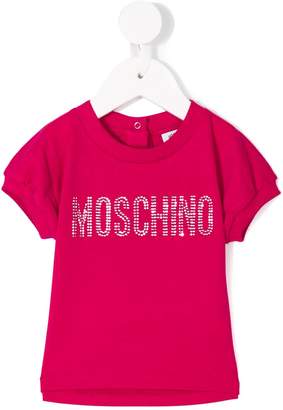 Moschino Kids logo patch T-shirt