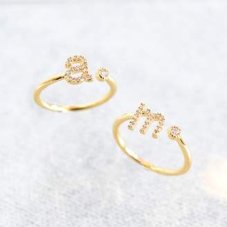 Astrid & Miyu - Gold Initial U Ring