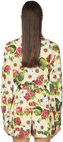 Thumbnail for your product : Dolce & Gabbana Flower Print Cotton Poplin Classic Shirt