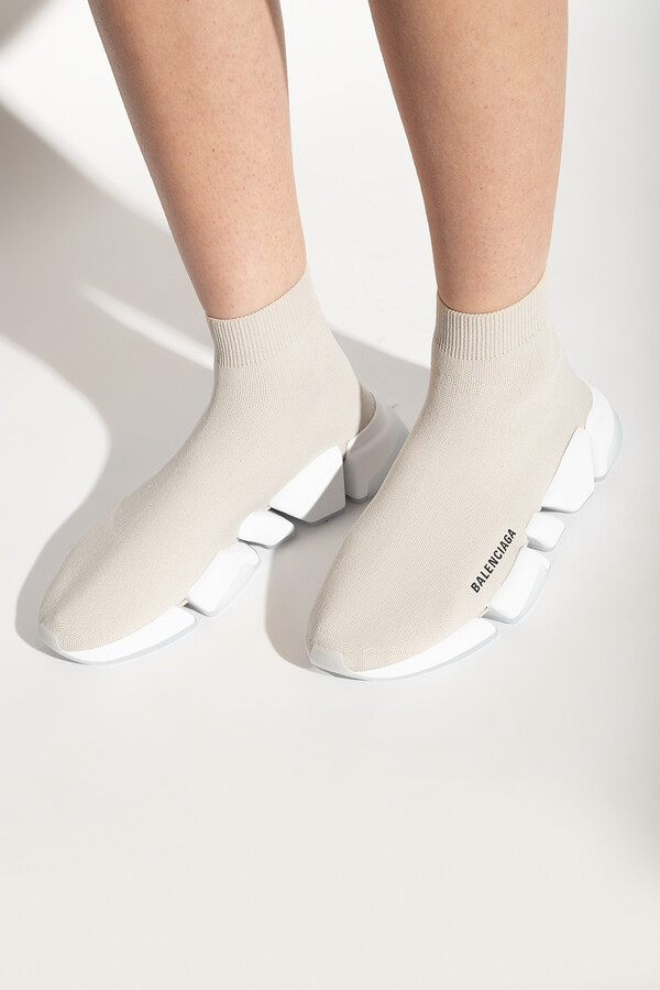 balenciaga speed 2 beige