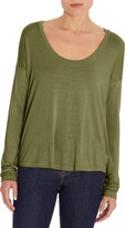 Thumbnail for your product : Three Dots Women's Long Sleeve Scoop Hem Tee