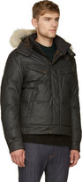 Thumbnail for your product : Matchless Black Coated Hampstead Blouser Down Jacket