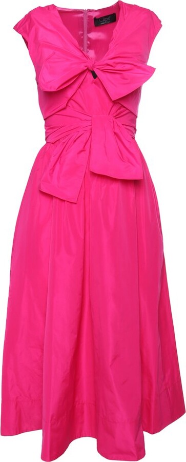 Clips Bow Embellished Sleeveless Dress